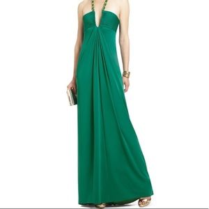 BCBGMAXAZRIA Green Sophira Formal Dress Size - M
